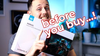 HUION KAMVAS 13  HONEST REVIEW BY A PRO Watch this before you buy it [upl. by Nohtan]