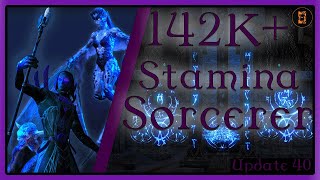 142K  Stamina Sorcerer  Infinite Archive  PvE Guide [upl. by Ynavoj]