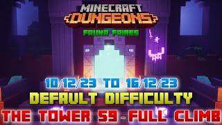 The Tower 59 Default Full Climb Guide amp Strategy Minecraft Dungeons Fauna Faire [upl. by Etnomal]