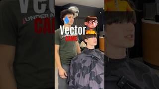 VECTOR CAME TO MY BARBERSHOP😂viralvideo memesdaily laugh haircut taperfade montreal mtl [upl. by Rissa]