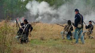 Olustee State Park Civil War Reenactment Florida 2018 February 17 [upl. by Ayetal]