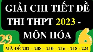 GIẢI CHI TIẾT ĐỀ THPT 2023  MÃ 202  MÃ TƯƠNG TỰ – 208 – 210 – 216 – 218  224 [upl. by Snehpets]