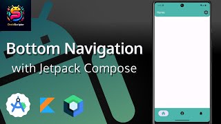 Bottom Navigation in Jetpack Compose with Material3 using Kotlin  Android Studio [upl. by Euphemie915]