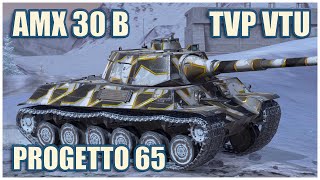 TVP VTU Koncept AMX 30 B amp Progetto 65 • WoT Blitz Gameplay [upl. by Beebe]