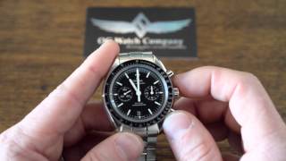 How To Set The Time and Date Omega Speedmaster Chronograph Automatic Watch [upl. by Buck341]