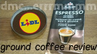 Lidl Bellarom Espresso Ground Coffee Review [upl. by Tammi189]