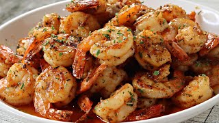 Quick amp Easy Garlic Butter Shrimp  How To Make Garlic Butter Shrimp Skillet [upl. by Mcclimans87]