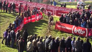 Cyclocross  Veldrijden  BPost Bank Trophy 201516 Round 1  Ronse  Elite Men [upl. by Nyleimaj227]