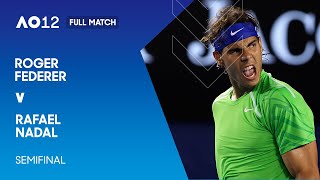 Roger Federer v Rafael Nadal Full Match  Australian Open 2012 Semifinal [upl. by Theresina]