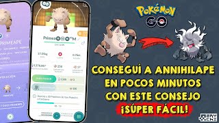 COMO EVOLUCIONAR A PRIMEAPE A ANNIHILAPE en Pokémon GO ¡Rapidísimo 💥💥 [upl. by Ecined10]