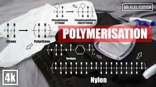 Polymerisation  Addition Polymerisation and Condensation Polymerisation [upl. by Llesig]