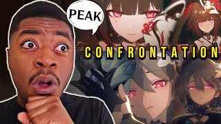 OMG  Honkai Impact 3rd x Honkai Star Rail Crossover Concept Trailer — Confrontation REACTION [upl. by Llebiram]