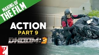 Making Of The Film  DHOOM3  Action of DHOOM3  Part 9  Aamir Khan  Abhidhek  Uday [upl. by Mharba]