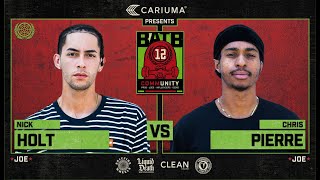 BATB 12 Nick Holt Vs Chris Pierre  Round 1 [upl. by Oek64]