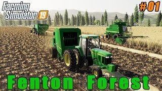 Making wood chips  Forestry on Fenton Forest  Farming Simulator 19  Episode 4 [upl. by Musihc163]