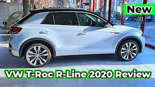 VW TRoc RLine 2020 Review Interior Exterior [upl. by Akema]