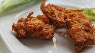 Indian Onion Bhaji Simple Recipe 𑁍 Cookn feel [upl. by Landau550]