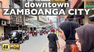 Zamboanga City Pueblo Streets Walk  4K HDR  Downtown Zamboanga Walking Tour [upl. by Sands]