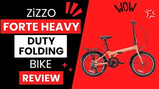 ZiZZO Forte Heavy Duty Folding Bike Review [upl. by Hutchings665]