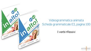 E3 I verbi riflessivi Videogrammatica in alto A1A2 [upl. by Tremann]