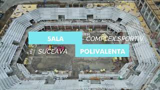 Sala Polivalentă Suceava cea mai mare din Moldova [upl. by Yaj]