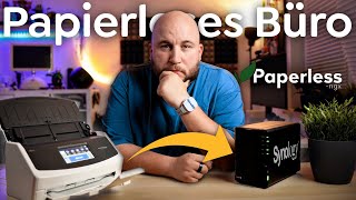 Mein Papierloses Büro Scanner NAS amp Paperless NGX [upl. by Ettigdirb]