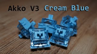 Akko V3 Cream Blue review  A Cheap Tactile Switch That Doesnt Suck [upl. by Boorer125]