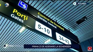 Stirile Kanal D  Prima zi de aderare la Schengen  Editie de seara [upl. by Ihab]