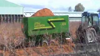 Littau SS8 Mulch Spreader [upl. by Lyell786]