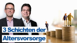 Basis  Zusatz und Privatversorgung Was du über die 3 Schichten der Altersvorsorge wissen musst [upl. by Noffets]