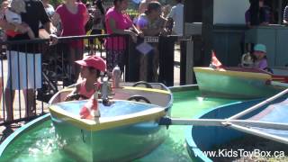 Kid Rides and Farm Animals at Centreville Amusement Park Adventure [upl. by Jacey]