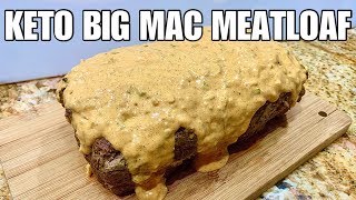 Keto Big Mac Meatloaf  Easy Keto Dinner or Meal Prep Recipe [upl. by Clarise]