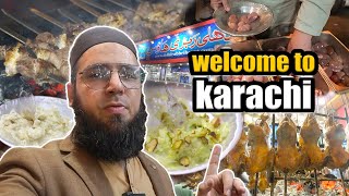 Exploring Food at Burns Road Karachi  Cafe Laziz Katakat  Delhi Rabri House [upl. by Ueih]