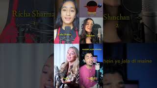 Aayi Nai Stree 2  Whos Best Cover By Richa Sharma vs Shinchan vs Emma vs Tejmuzik  Angel Raf [upl. by Ahtikal]