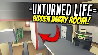 HIDDEN BERRY ROOM  Unturned Life Roleplay 119 [upl. by Maletta662]