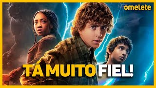 PERCY JACKSON Tá IGUAL Ao Livro Primeiras Impressões da Nova Série do Disney Plus [upl. by Mulcahy691]