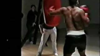 Mike Tyson hits the Heavy Bag Cut Version [upl. by Orapma933]