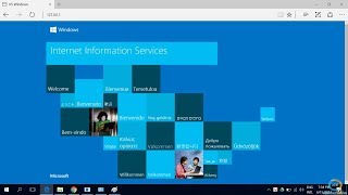 Create and Run a Site on Localhost IIS Windows Server 2016 [upl. by Einniw]