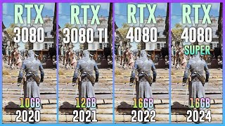 RTX 3080 vs RTX 3080 TI vs RTX 4080 vs RTX 4080 SUPER  Test in 20 Games [upl. by Ahsratan930]