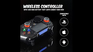 Cosmic Byte Stratos Xenon Gamepad for PS4 iOS and Android controller for steam games review [upl. by Suiravaj]