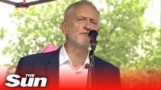 Corbyn attacks Trump for spreading hate’ during his state visit [upl. by Sakhuja]