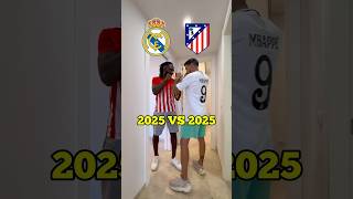 Real Madrid vs Atletico de Madrid 2025 comparando plantillas realmadrid atletico footballfunny [upl. by Trefor]