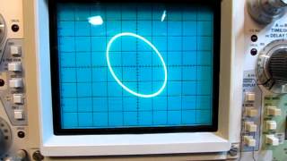 48 Basics of Lissajous Patterns on an Oscilloscope [upl. by Raamal]