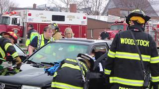 Mock Car Crash  ELO Presentation at LinWood High School [upl. by Urion873]