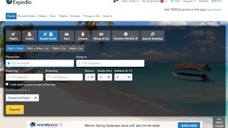 How to book a flight on Expediacom [upl. by Yelha58]