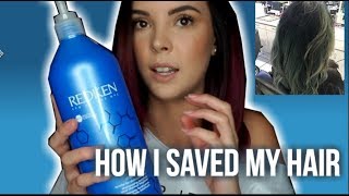 REPAIR SEVERELY DAMAGED HAIR  REDKEN EXTREME [upl. by Stanhope113]