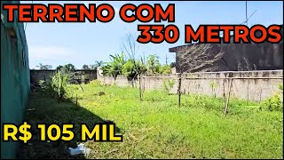 TERRENO R 105 MIL A 300 METROS DA PRAIA EM ITANHAÉM LITORAL SUL DE SP [upl. by Kenwrick]