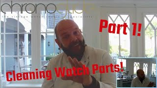 How to clean watch parts  Part 1of3  The basics [upl. by Cleasta]