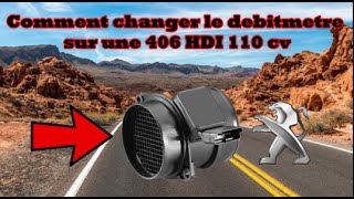 Comment changer le debitmetre sur une 406 HDI 110 cv [upl. by Bushey]