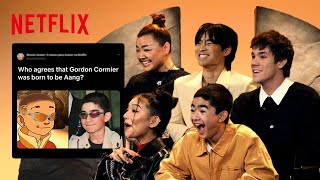 The Avatar The Last Airbender Cast Reacts to Fan Tweets  Netflix [upl. by Catrina]